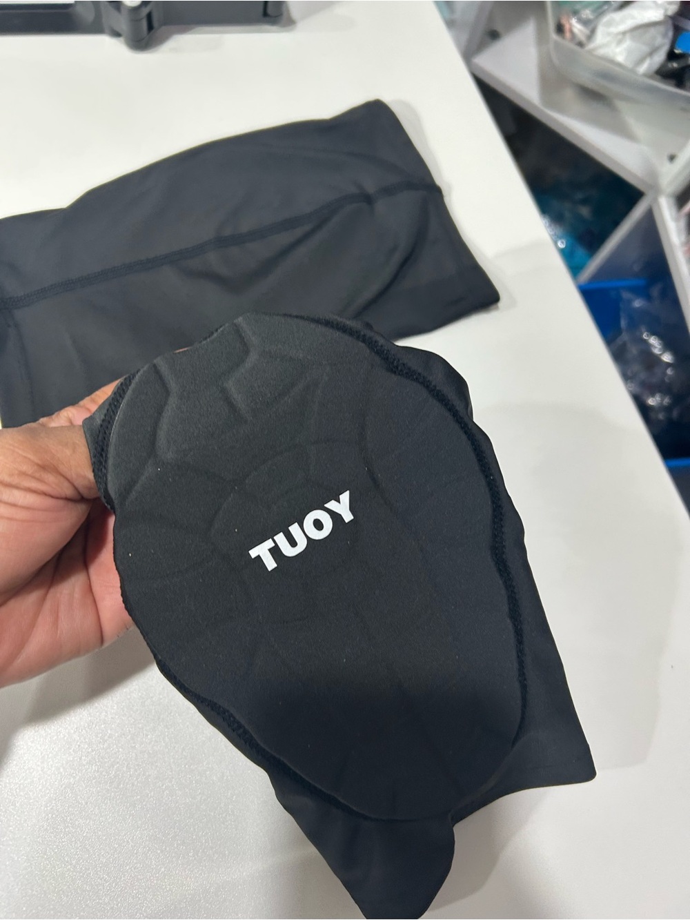 Kids Padded Black Athletic Bottoms